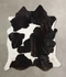 Black and White XX-Large Brazilian Cowhide Rug 8'5