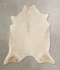 Champagne XX-Large Brazilian Cowhide Rug 7'5