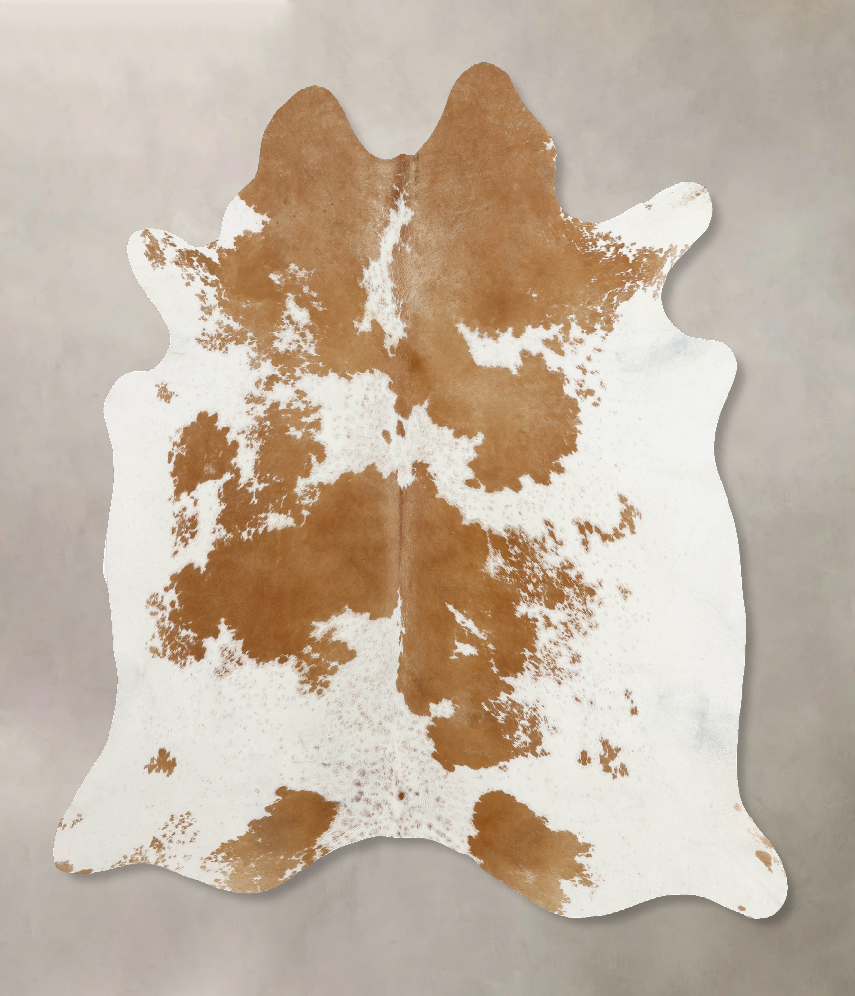 Beige and White Cowhide Rug #B9959