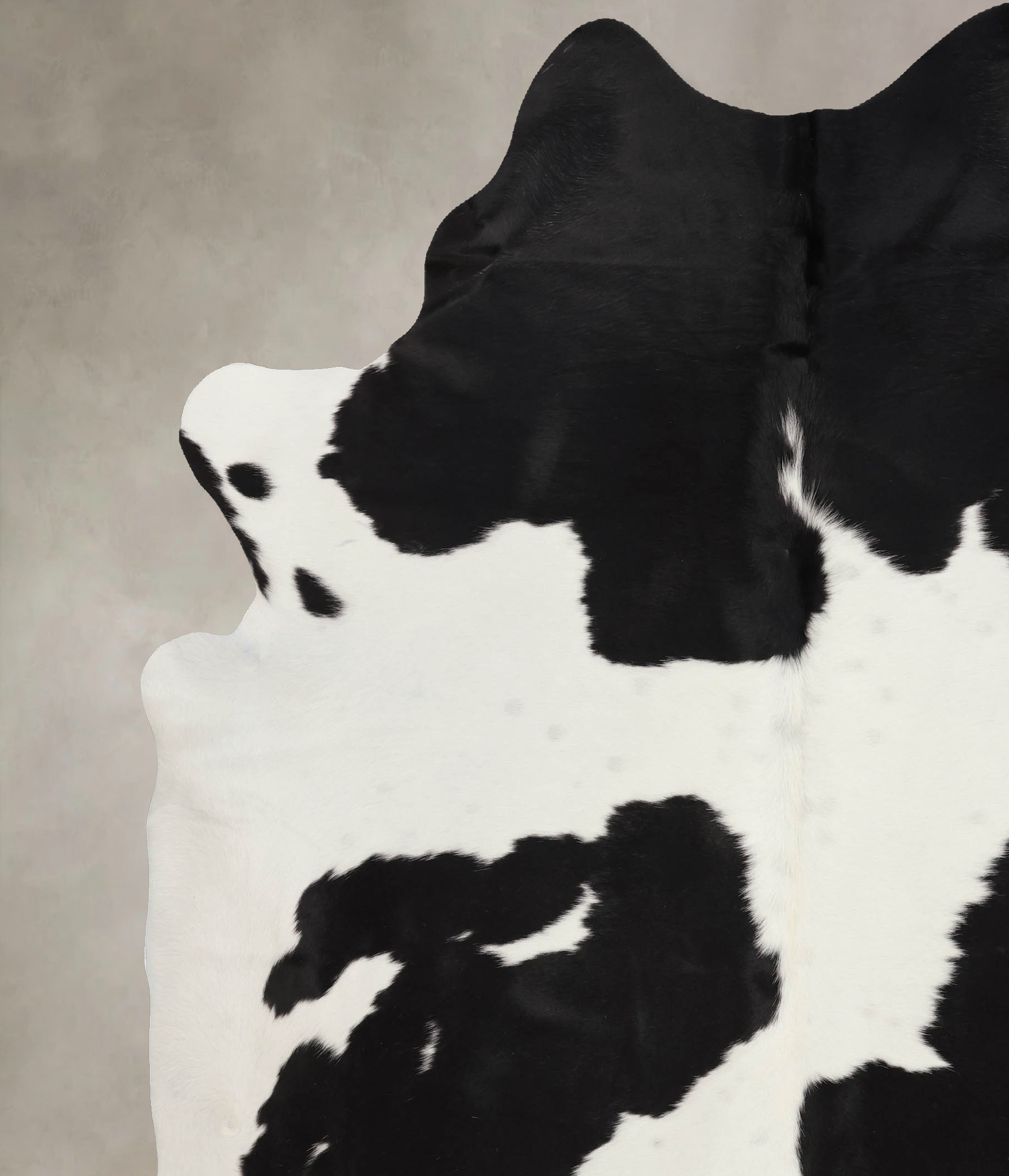 Black and White Cowhide Rug #B9963