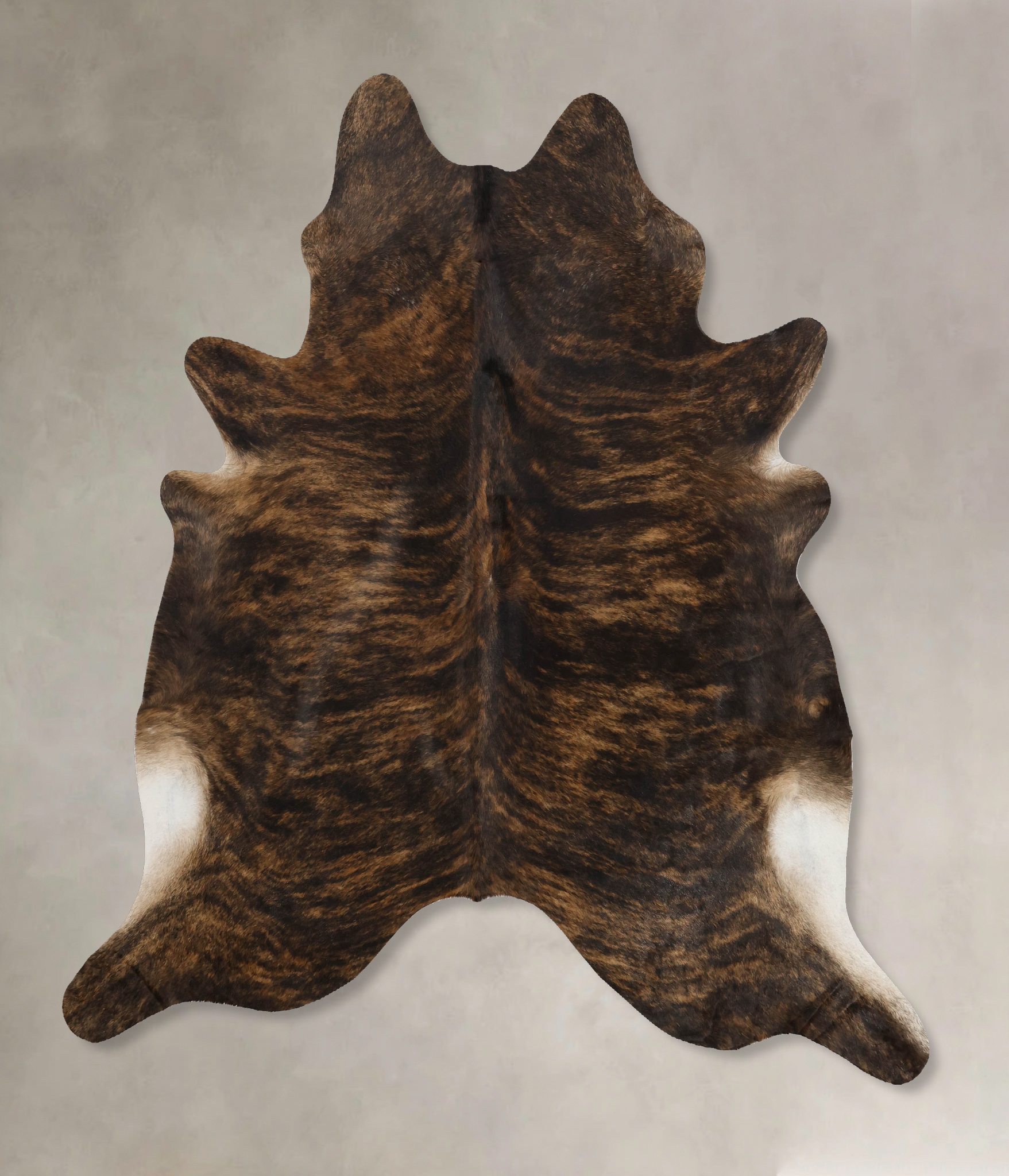 Dark Brindle Cowhide Rug #B9997