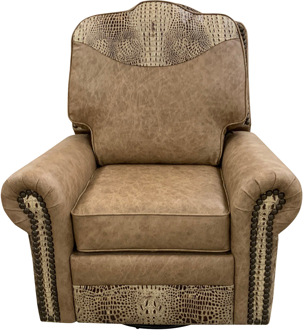 Palomino Gator Swivel Glider Recliner