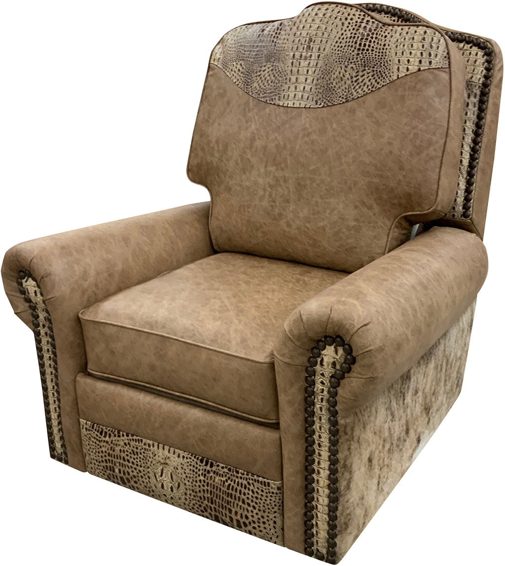 Palomino Gator Swivel Glider Recliner