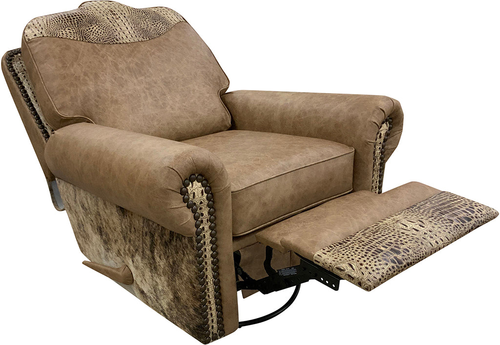 Palomino Gator Swivel Glider Recliner