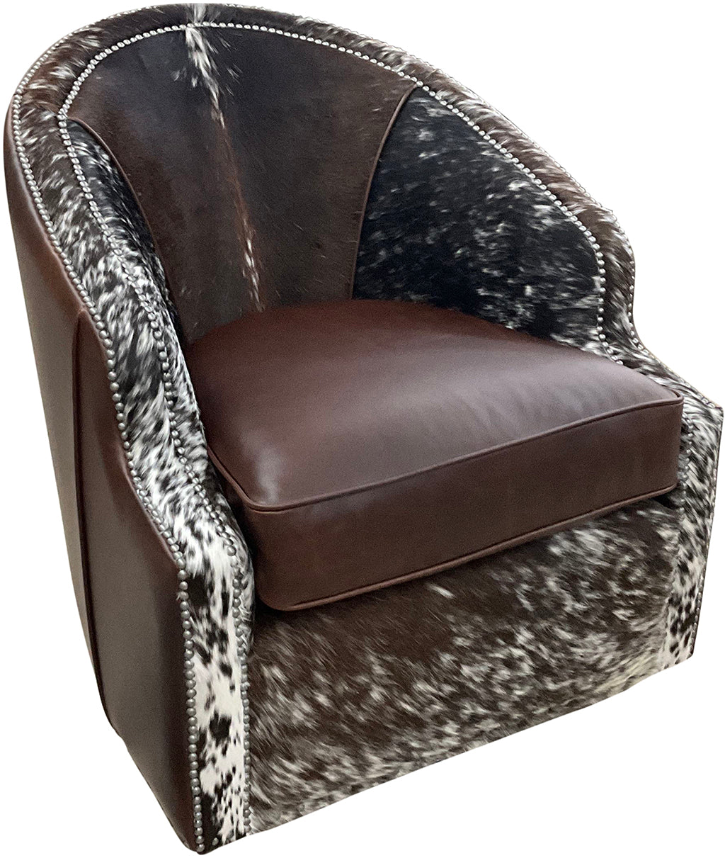 Top Hand Barrel Swivel Chair