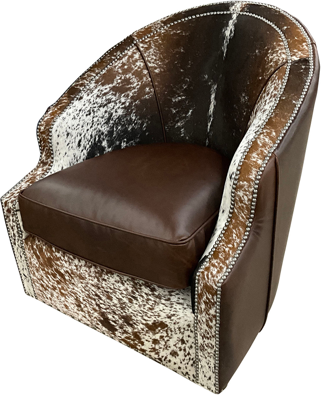 Top Hand Barrel Swivel Chair