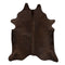 Dyed Coffee X-Large Brazilian Cowhide Rug 5'0