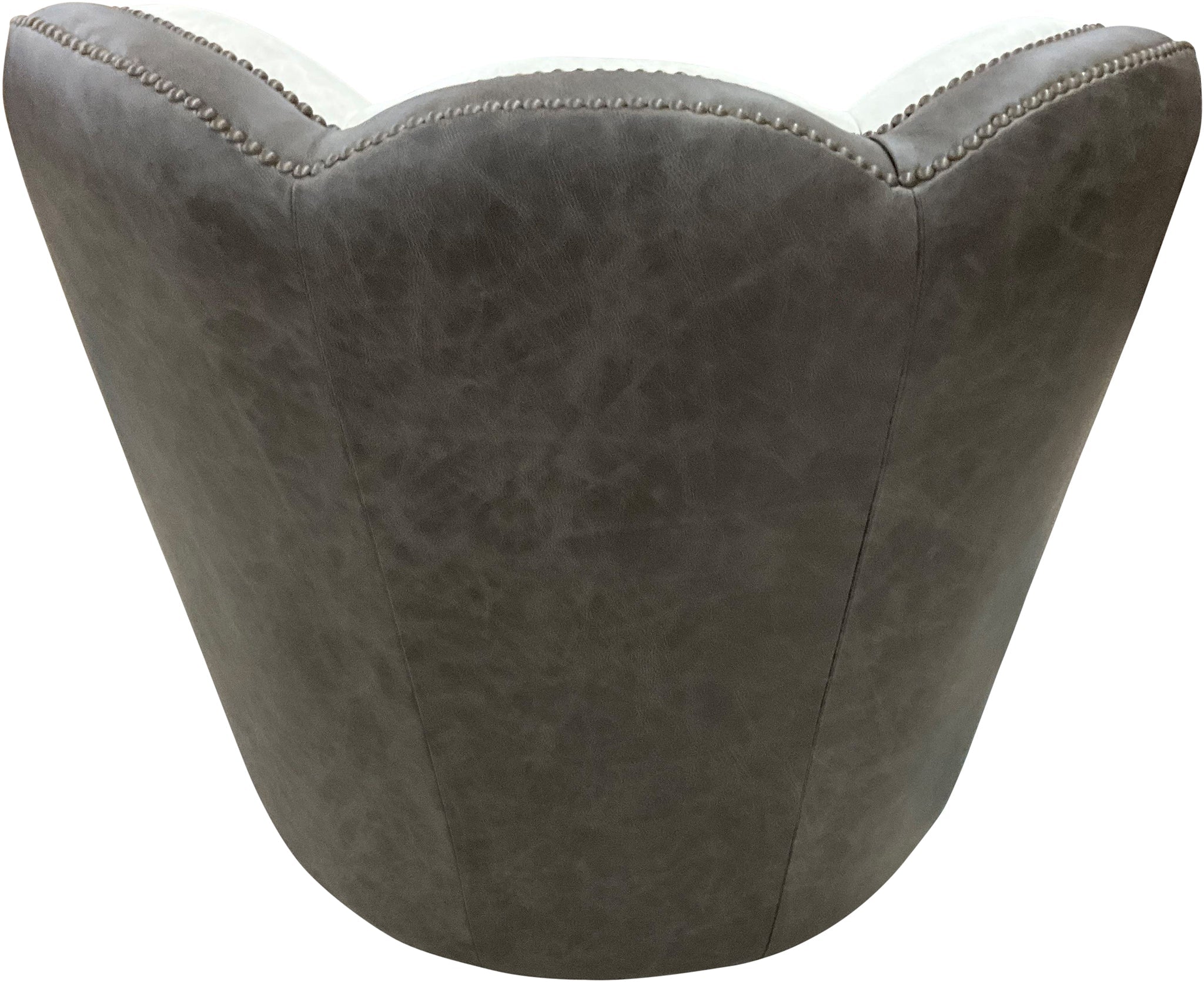 Silver Range Contemporary Western Channelback Swivel Glider