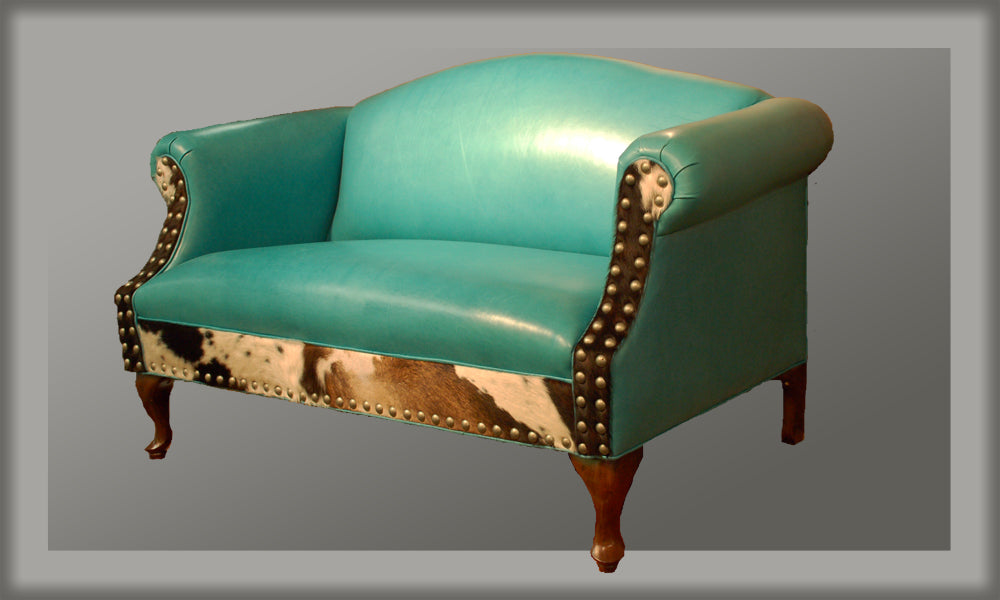 Albuquerque Turquoise Settee