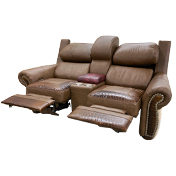 Silver City Double Reclining Theater Love Seat