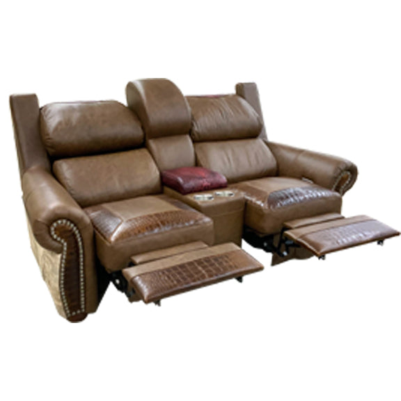 Silver City Double Reclining Theater Love Seat