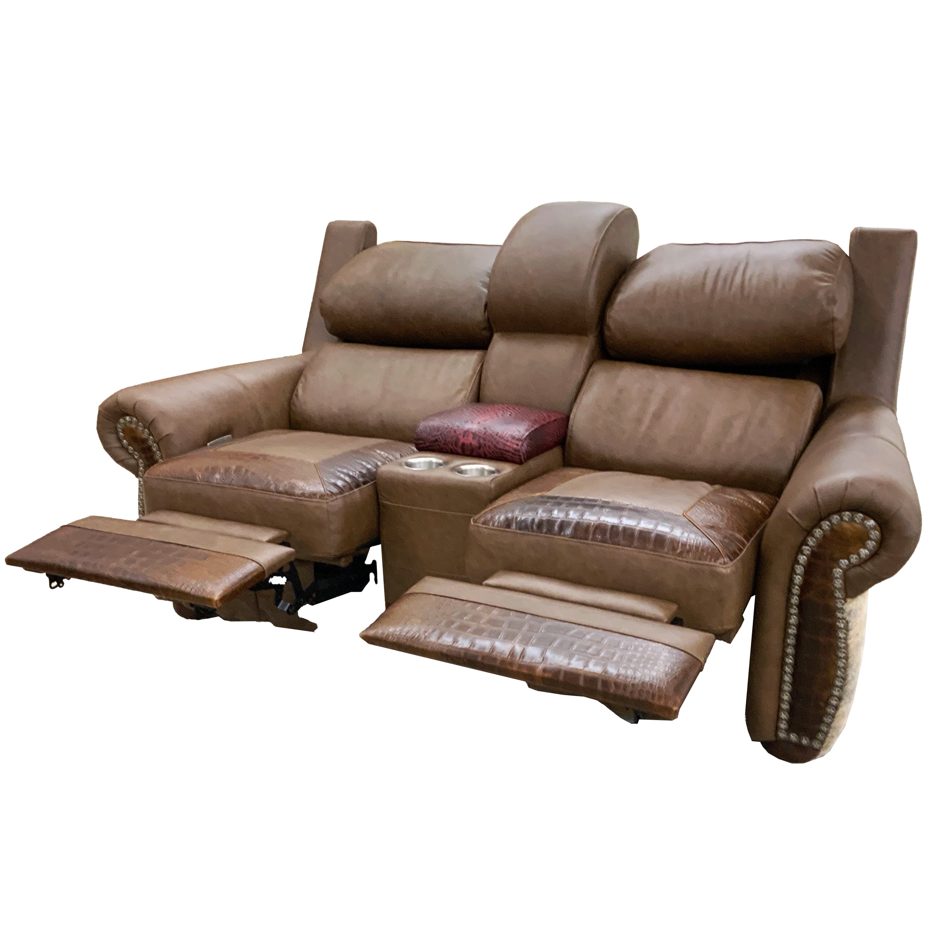 Silver City Double Reclining Theater Love Seat