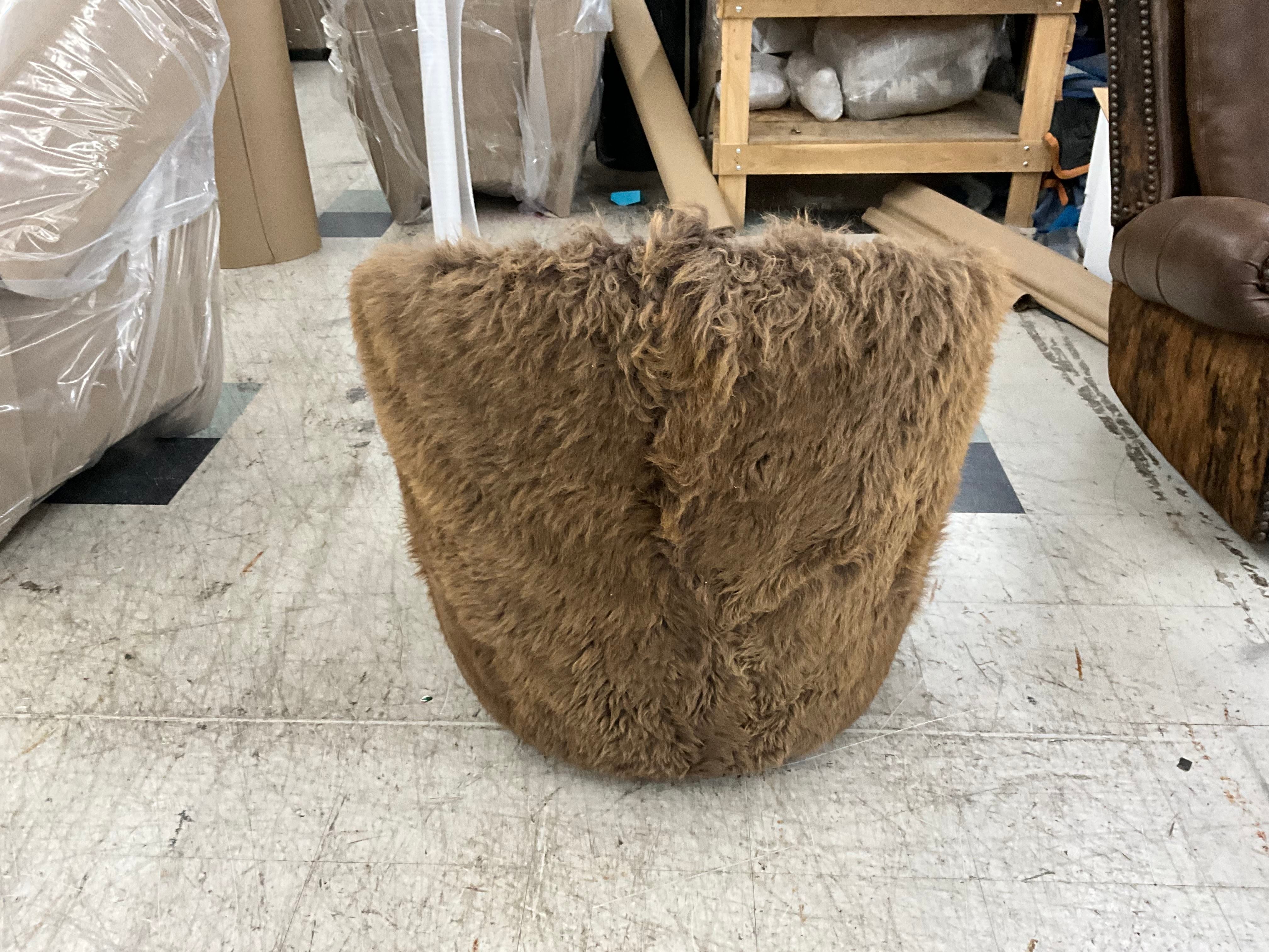 Yellowstone Buffalo Swivel Chair