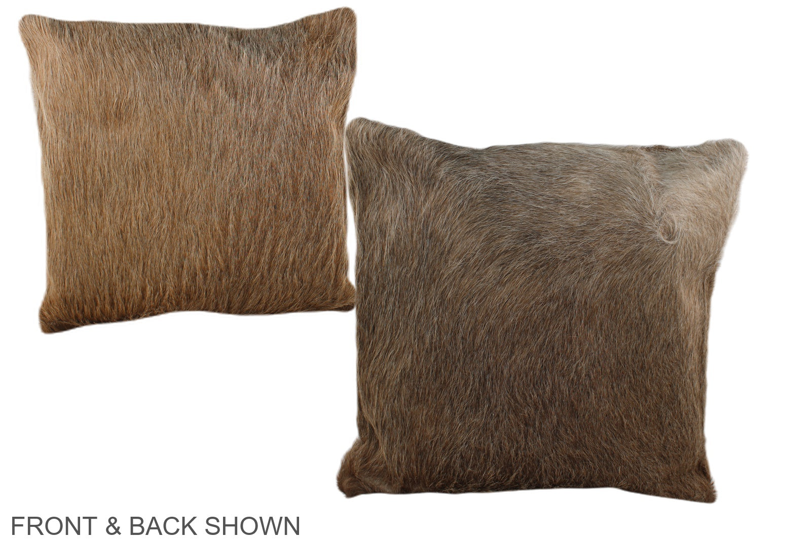 Caramel 16"x16" Brazilian Cowhide Pillow #A36102 by Hudson Hides