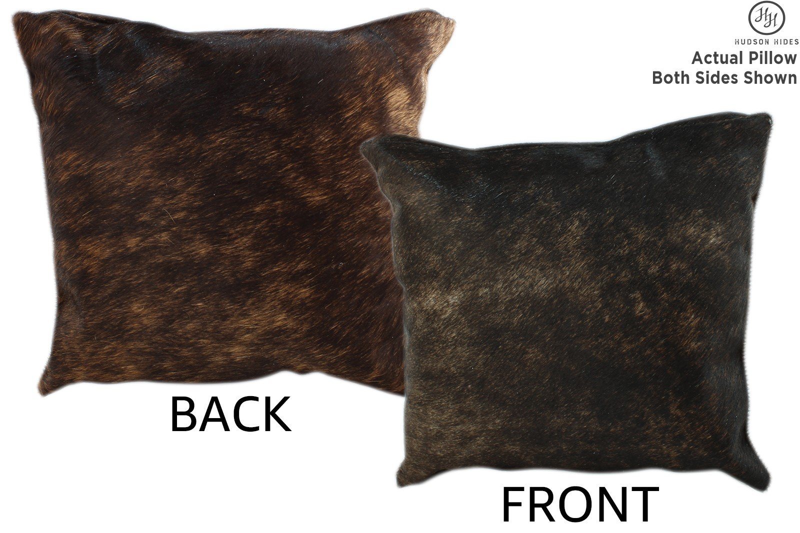 Dark Brindle Cowhide Pillow #11212