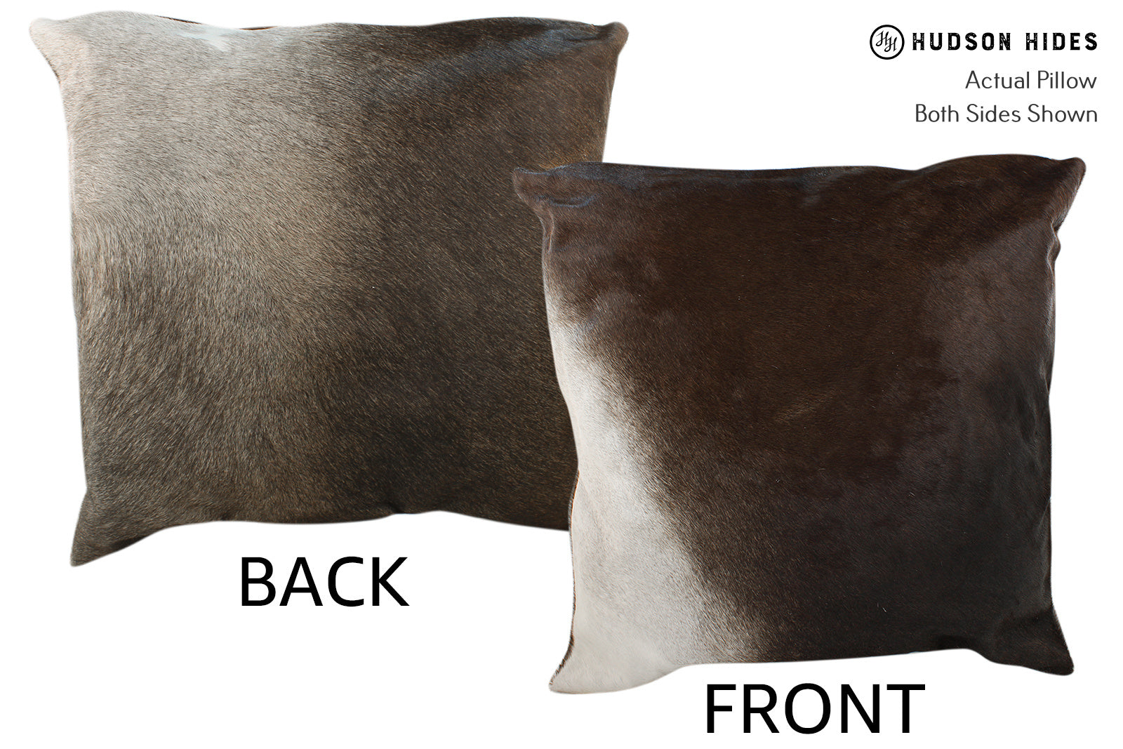 Grey Cowhide Pillow #19626