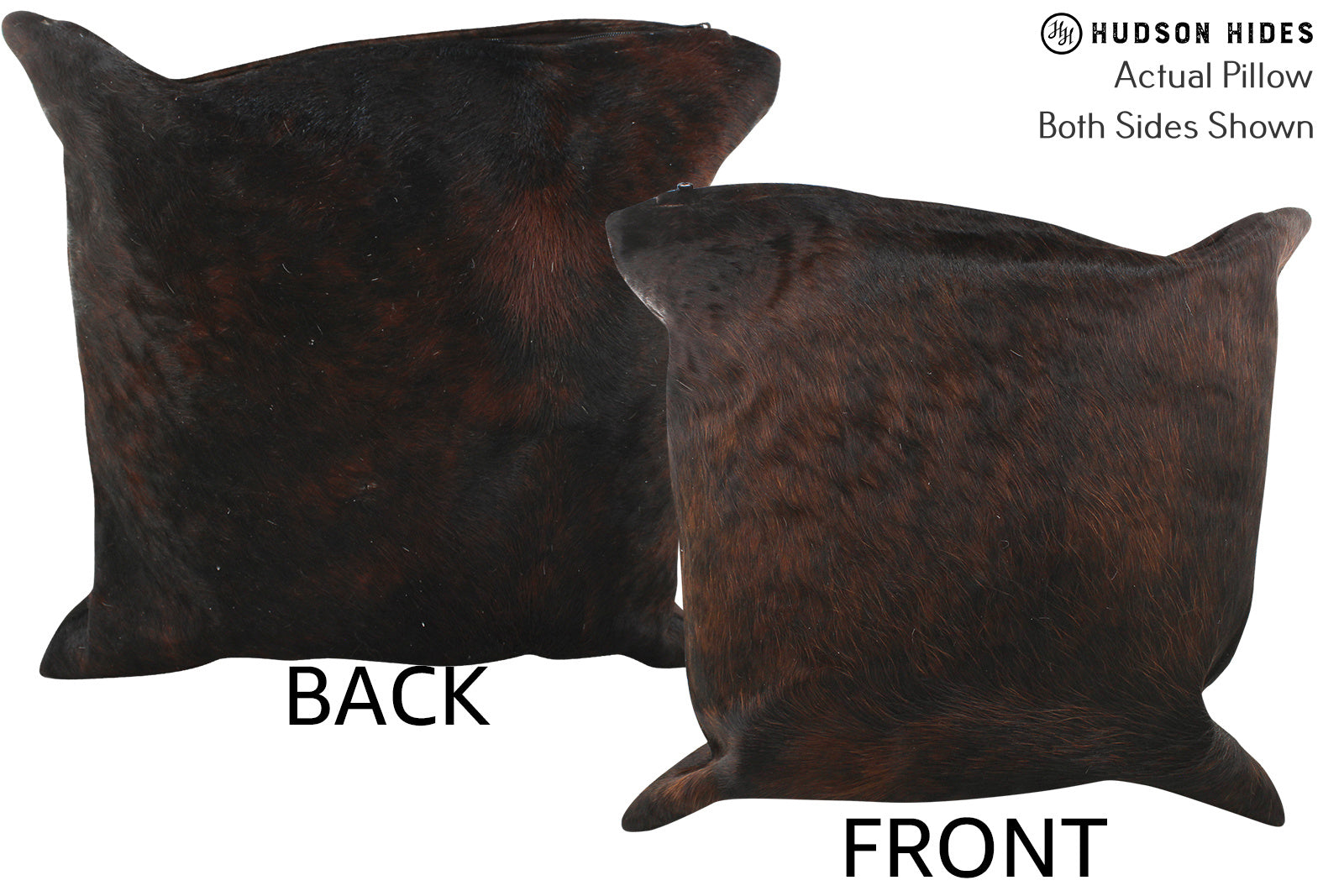 Dark Brindle Cowhide Pillow #35647