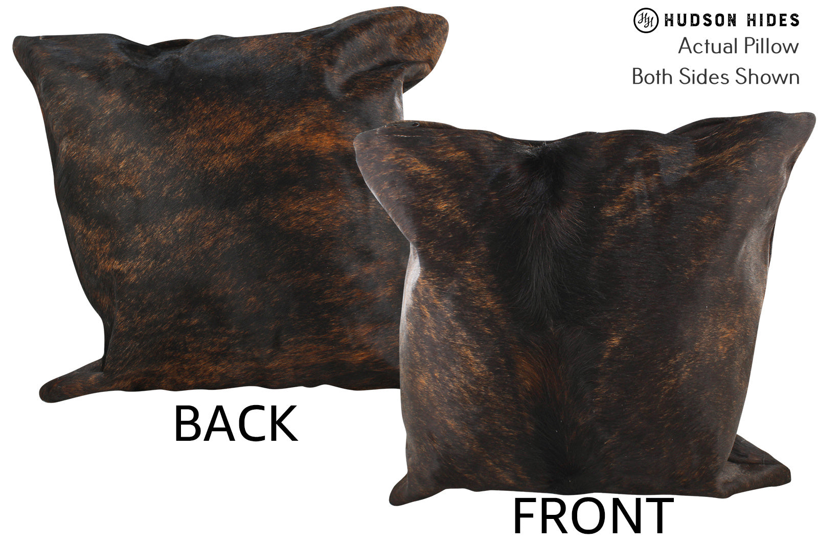 Dark Brindle Cowhide Pillow #35719