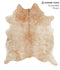 Light Caramel X-Large Brazilian Cowhide Rug 7'6