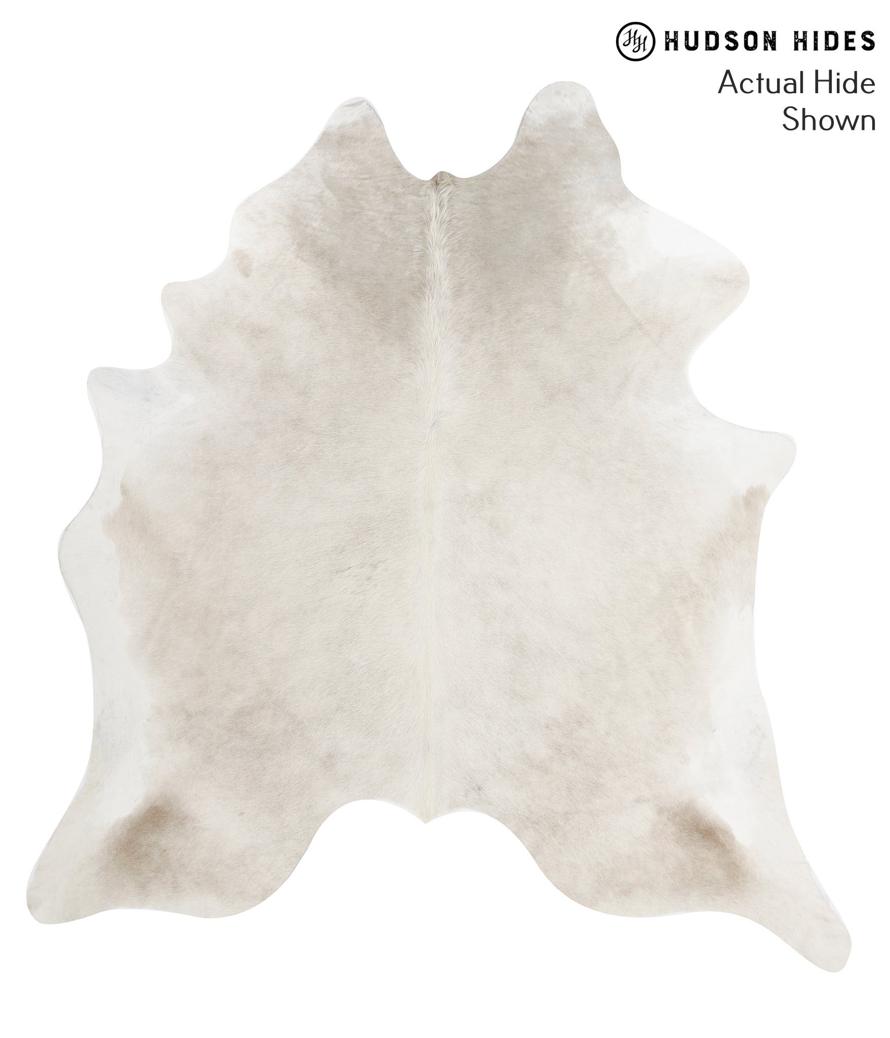 Solid White Cowhide Rug #48756