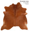 Solid Brown X-Large Brazilian Cowhide Rug 6'8