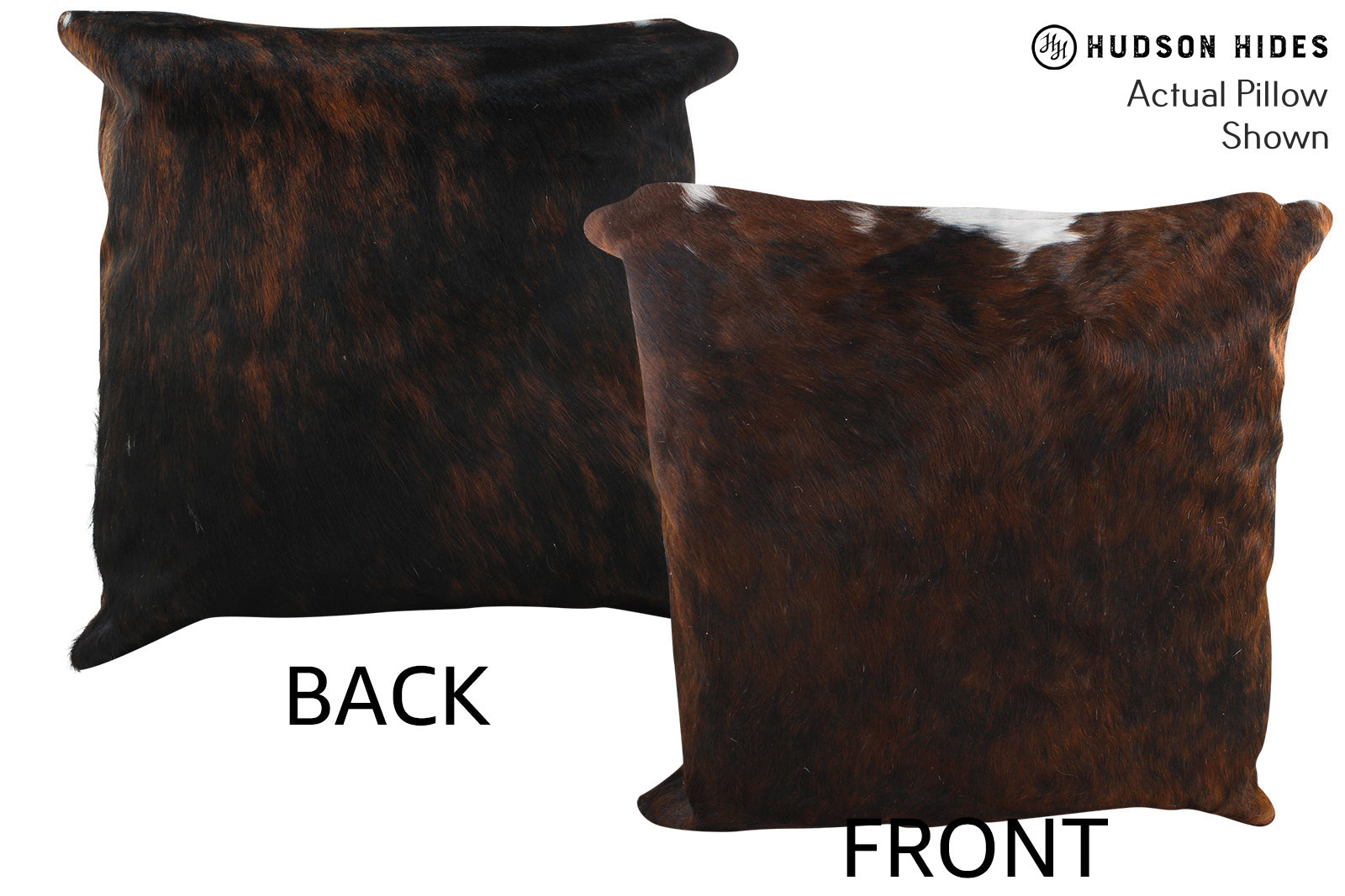 Dark Brindle Cowhide Pillow #56254