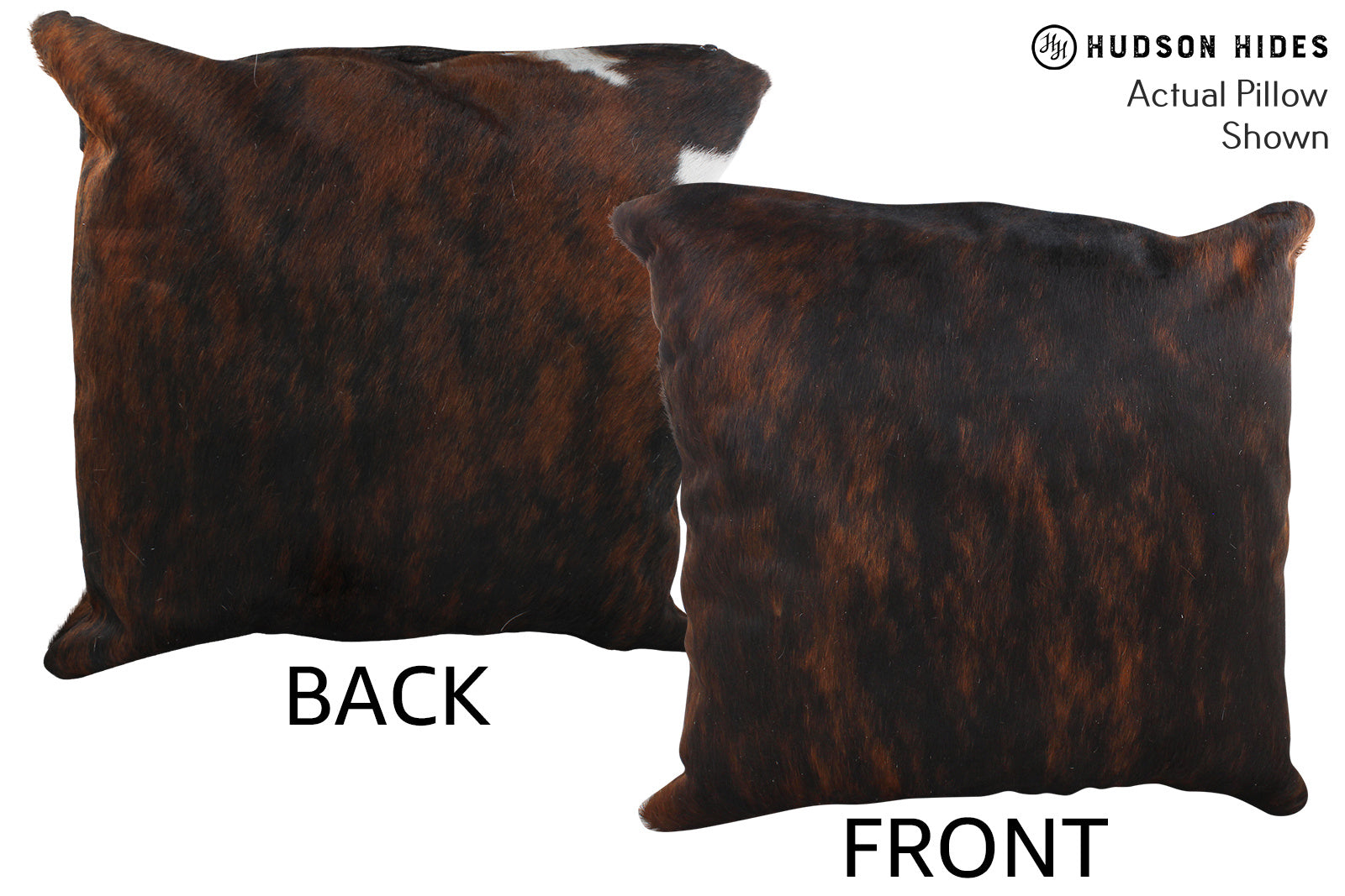 Dark Brindle Cowhide Pillow #56369