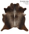 Dark Grey X-Large Brazilian Cowhide Rug 6'5