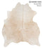 Light Brindle X-Large Brazilian Cowhide Rug 7'4