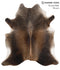 Dark Grey XX-Large Brazilian Cowhide Rug 7'6