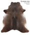 Dark Grey X-Large Brazilian Cowhide Rug 6'7