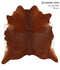 Solid Brown X-Large Brazilian Cowhide Rug 7'0