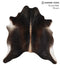 Dark Grey X-Large Brazilian Cowhide Rug 6'10