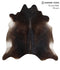 Dark Grey X-Large Brazilian Cowhide Rug 6'7