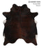 Dark Brindle X-Large Brazilian Cowhide Rug 6'11