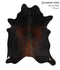 Chocolate X-Large Brazilian Cowhide Rug 7'5