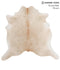 Beige X-Large Brazilian Cowhide Rug 6'8