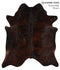 Dark Brindle X-Large Brazilian Cowhide Rug 7'5