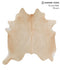 Beige X-Large Brazilian Cowhide Rug 6'6