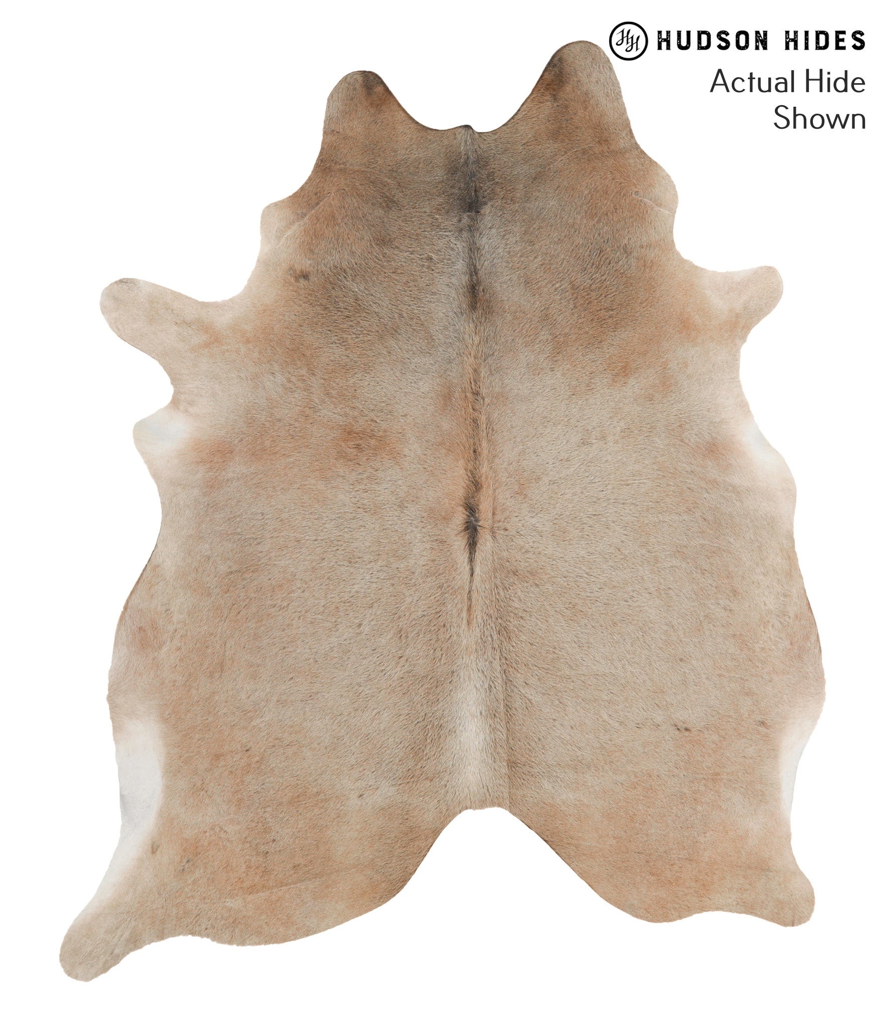 Grey with Beige Cowhide Rug #70864