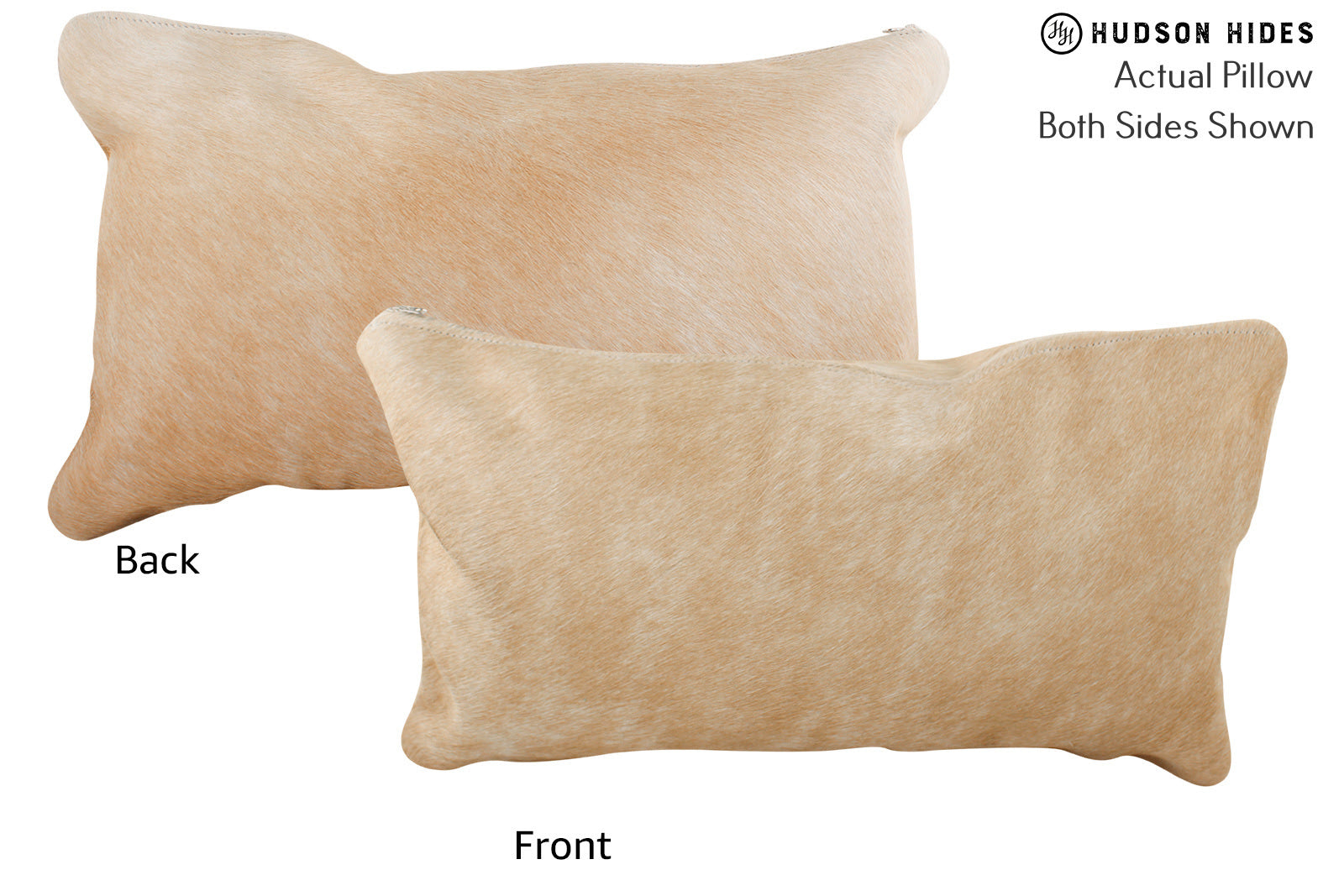 Beige Cowhide Pillow #72239