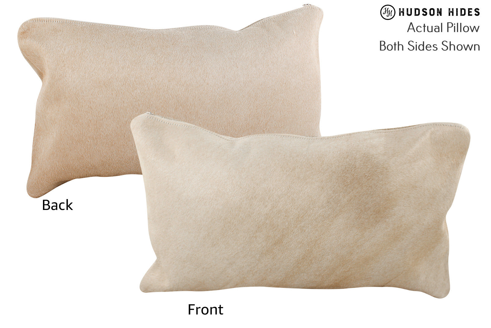 Beige Cowhide Pillow #72241