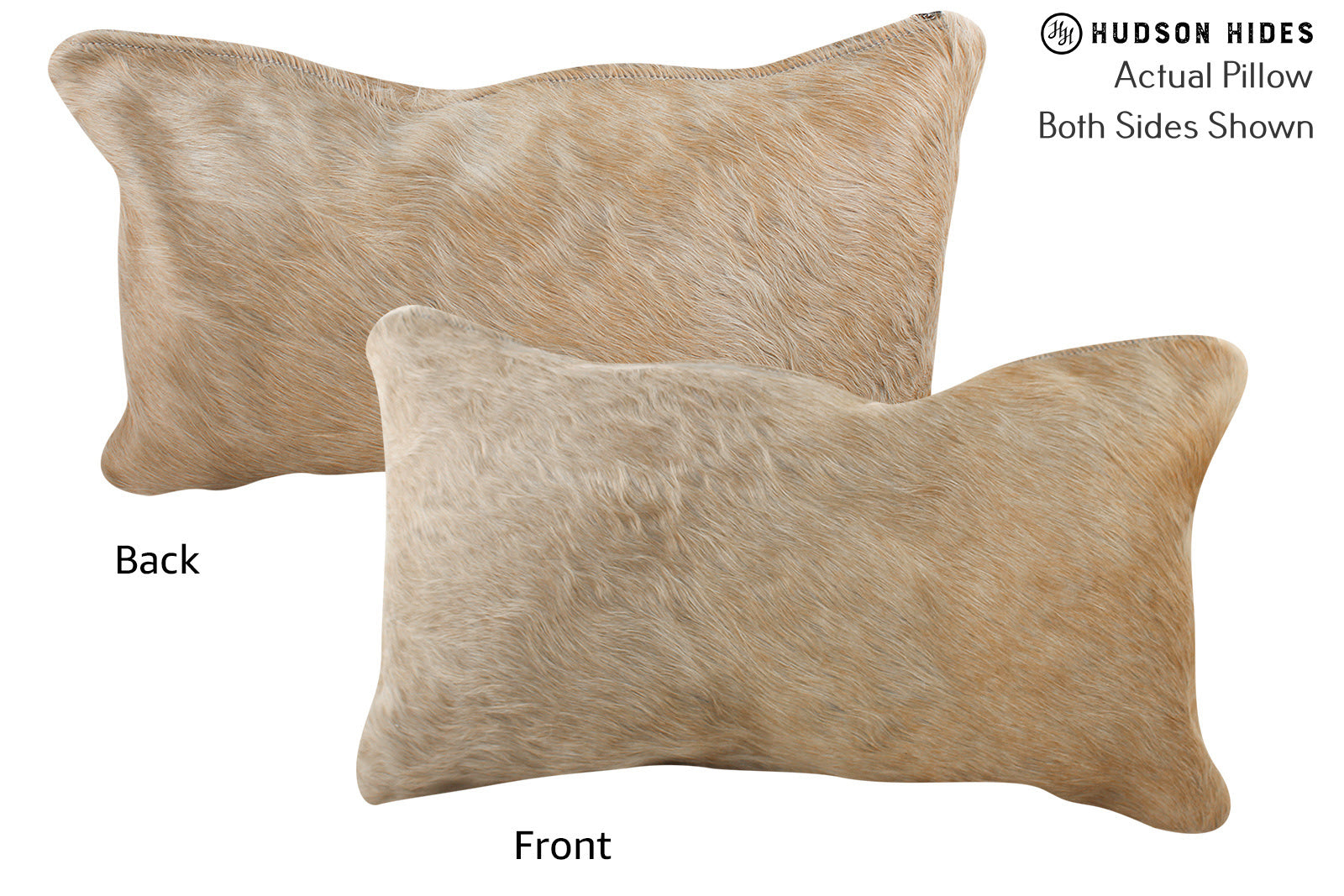 Beige Cowhide Pillow #72246