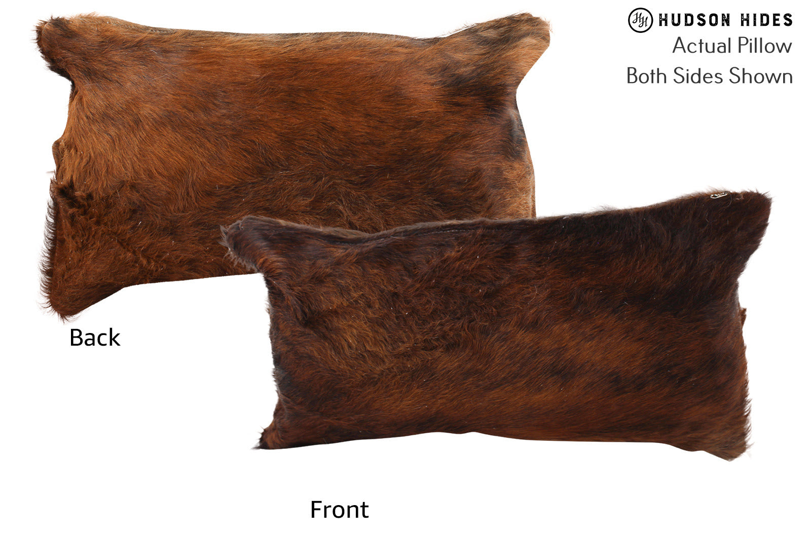 Dark Brindle Cowhide Pillow #72321