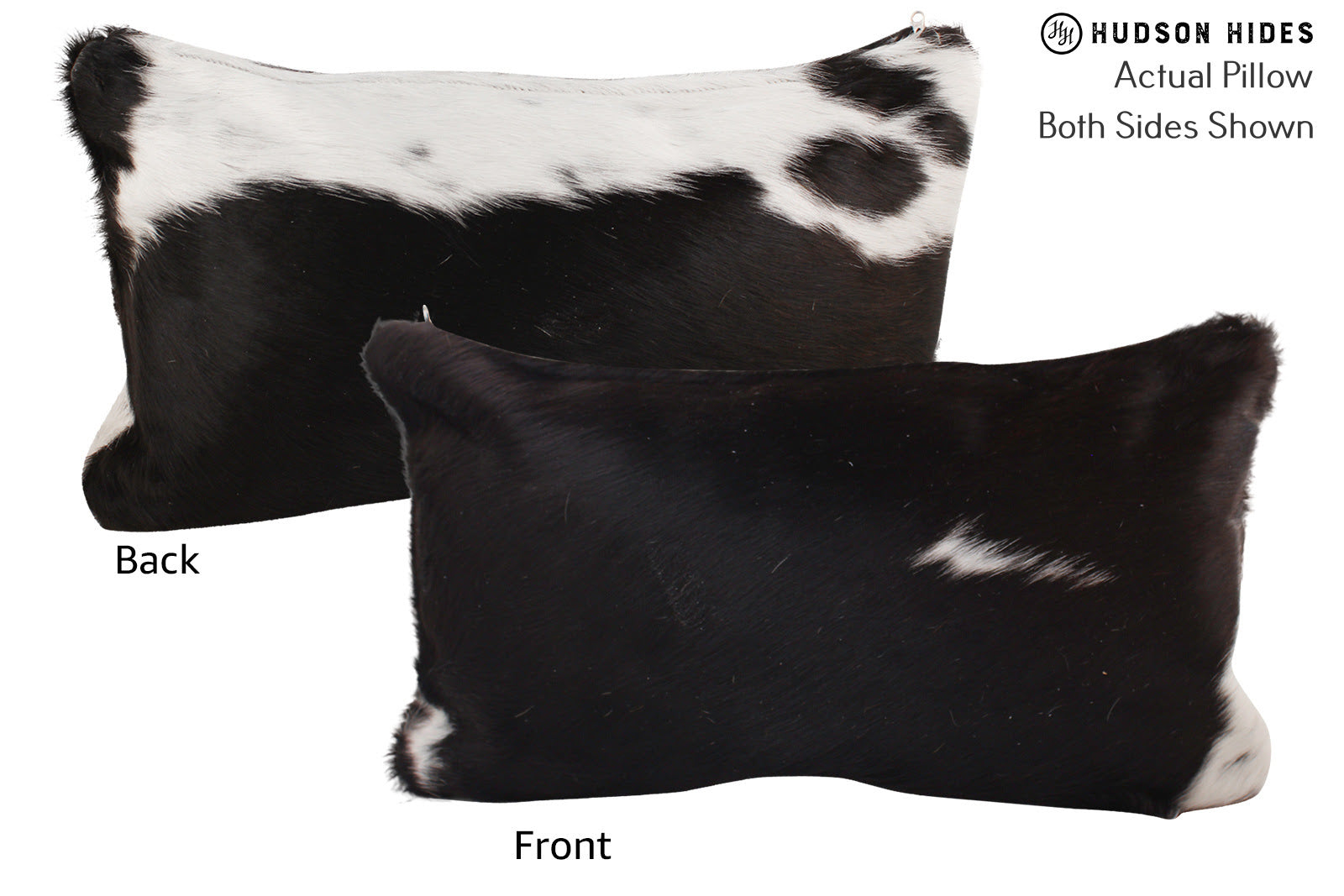 Black and White Cowhide Pillow #72342