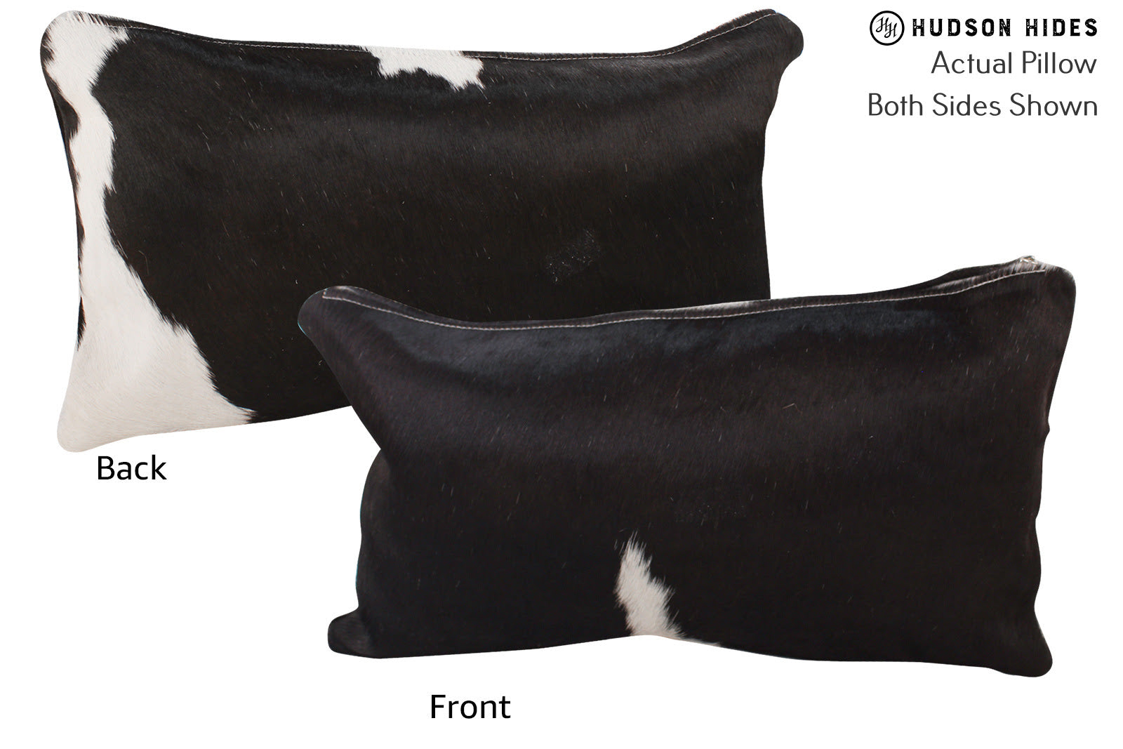 Black and White Cowhide Pillow #72369