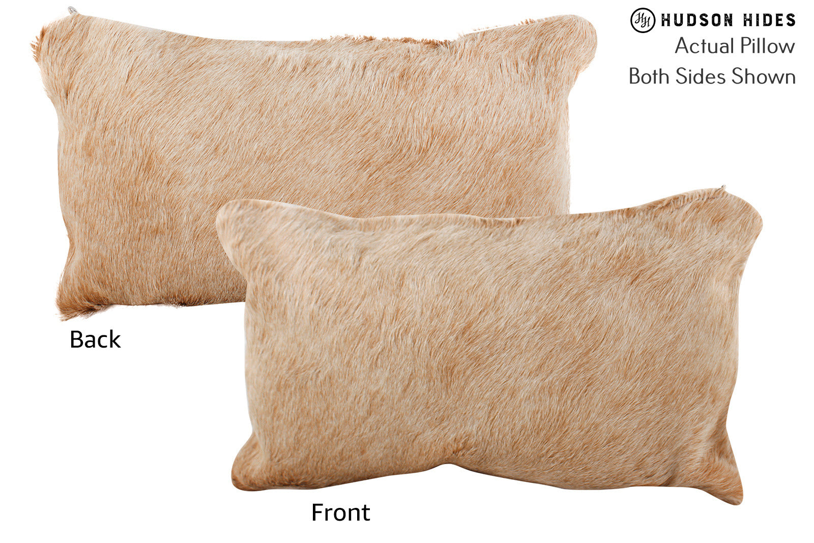 Beige Cowhide Pillow #72371