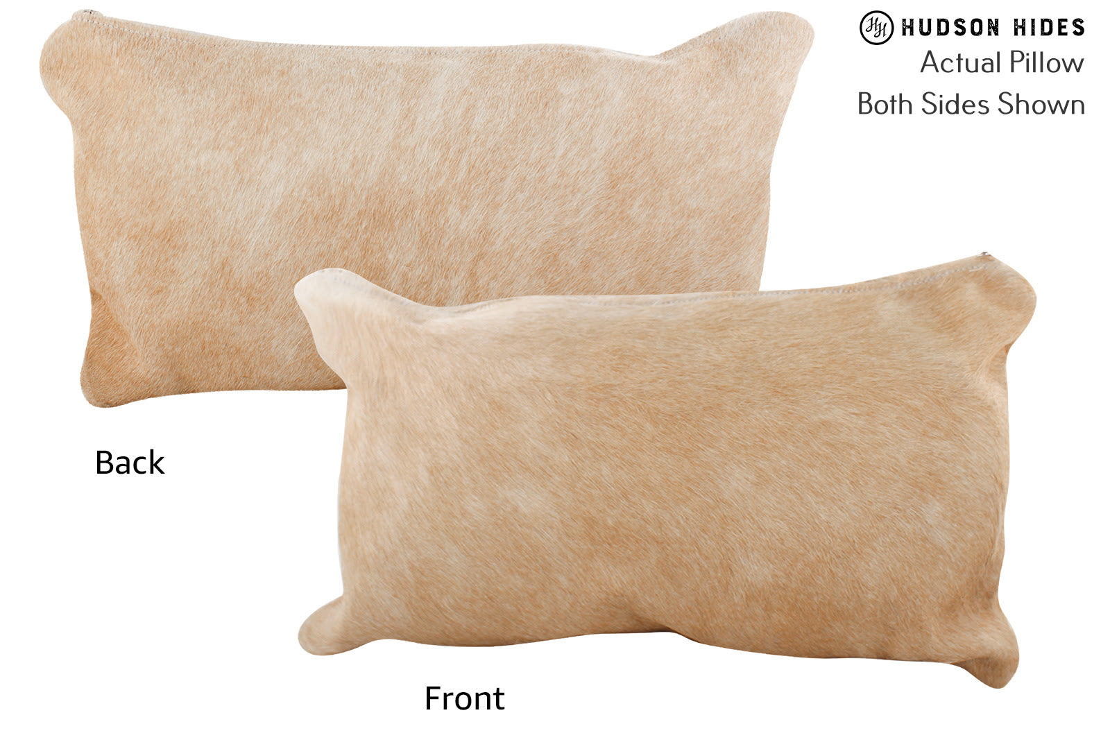 Beige Cowhide Pillow #72390