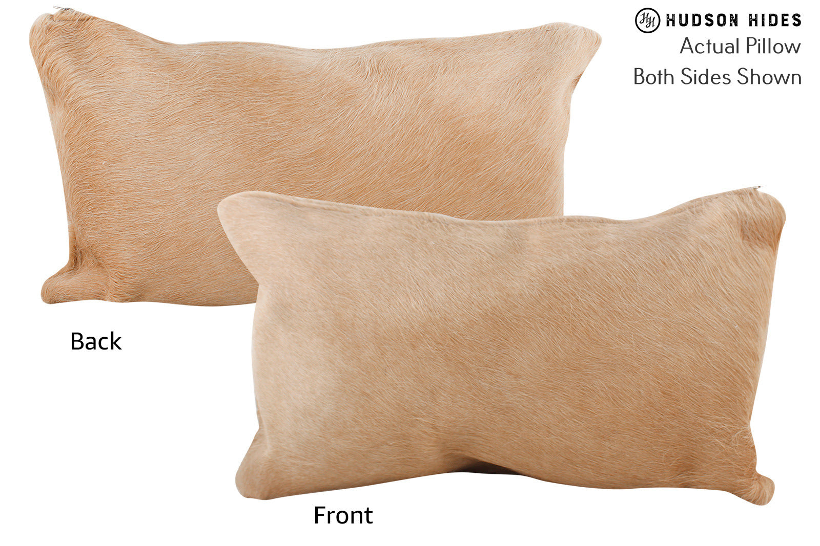 Beige Cowhide Pillow #72431