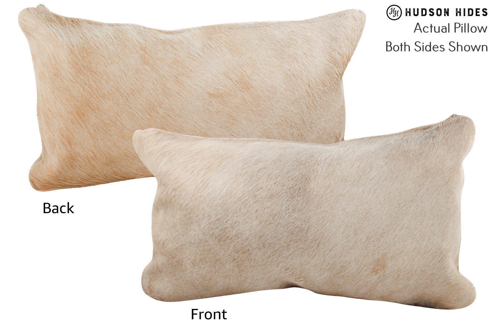 Beige Cowhide Pillow #72460